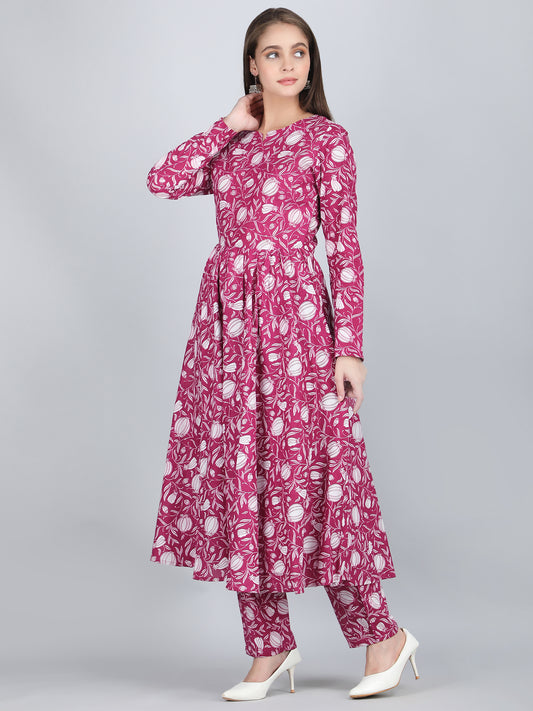 Anarkali Co-ord Suit Set