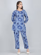 Premium Cotton Floral Loungewear Co-ord Set